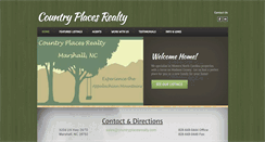 Desktop Screenshot of countryplacesrealty.com